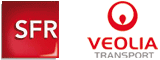 logos SFR et VEOLIA